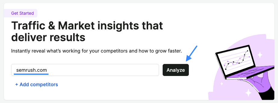"sr03.amzseller.tools" entered into Traffic & Market Toolkit