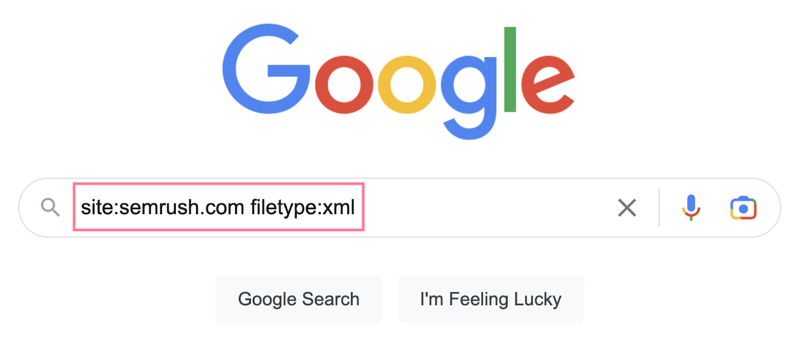 search operator in google looks like "site:sr03.amzseller.tools filetype:xml"