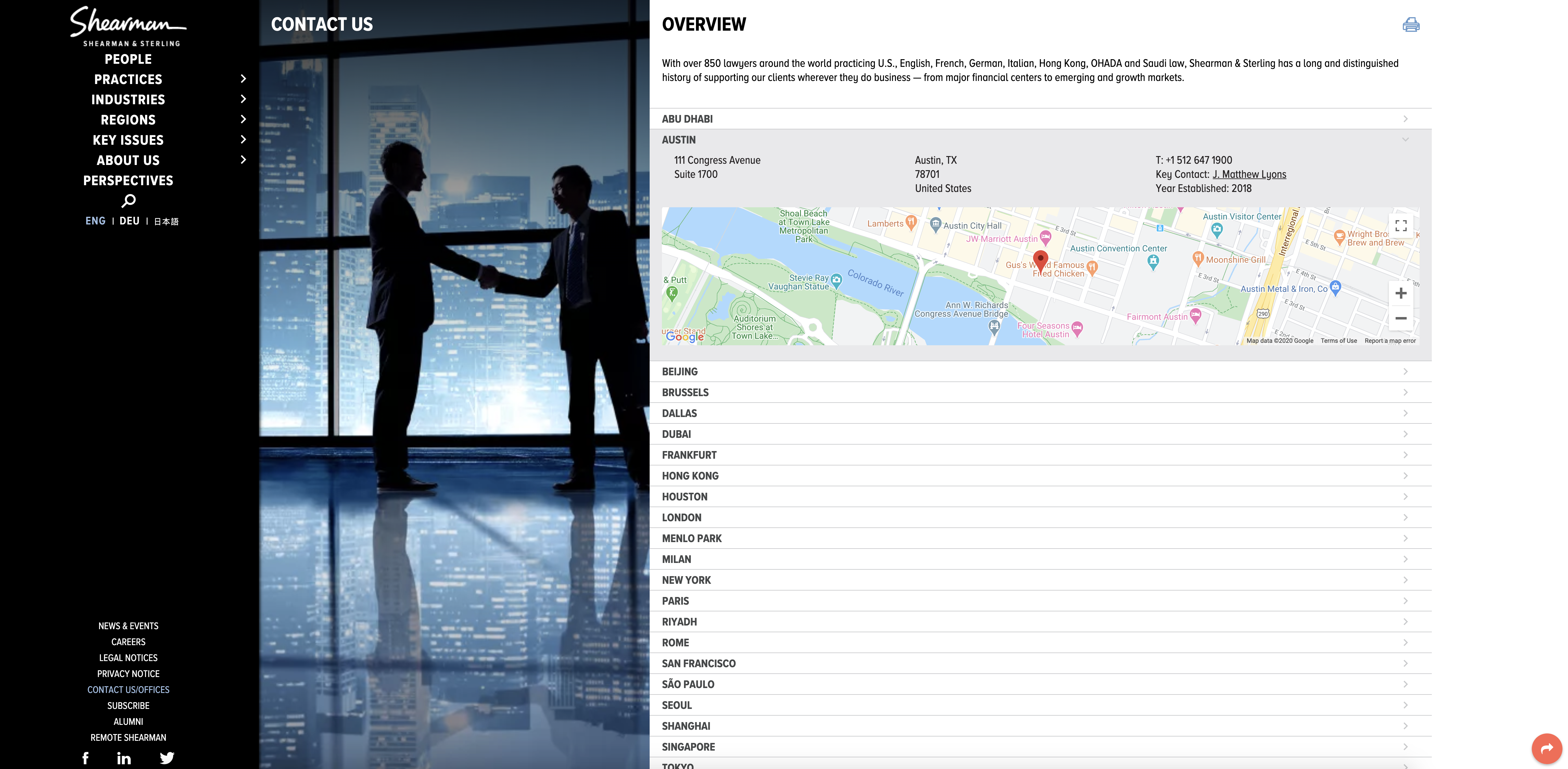 Showing how to find email addresses via contact page and business pages