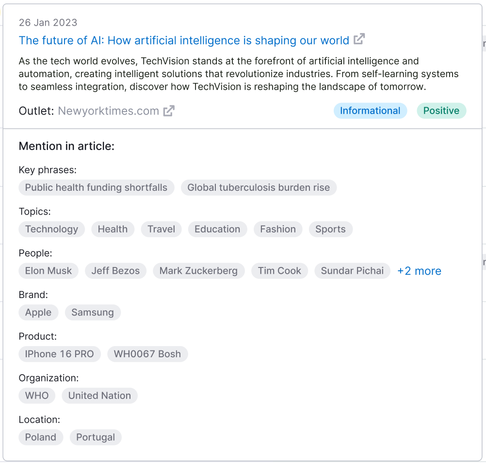 Finding contacts and outlets through filter and natural language search image 5