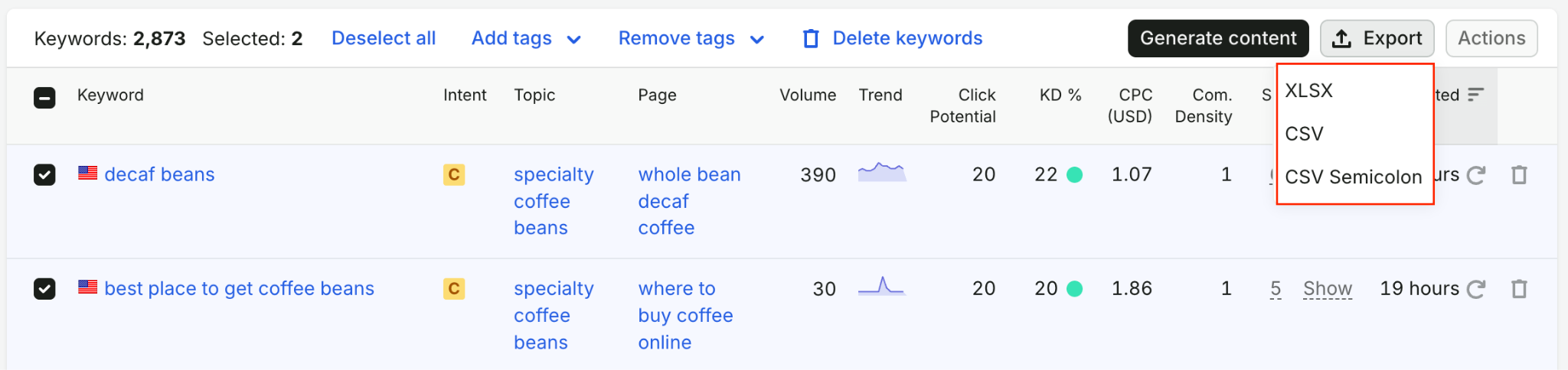 Keyword Strategy Builder image 10